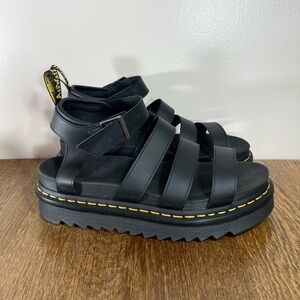 New Dr Martens Blaire Platform Sandal Women’s Size 10 Black